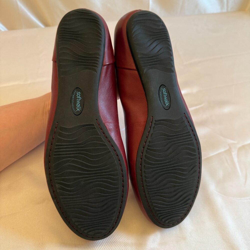 SoftWalk Sonoma Women's Ballet Flats Burgundy Sz 7.5M - Picture 5 of 5